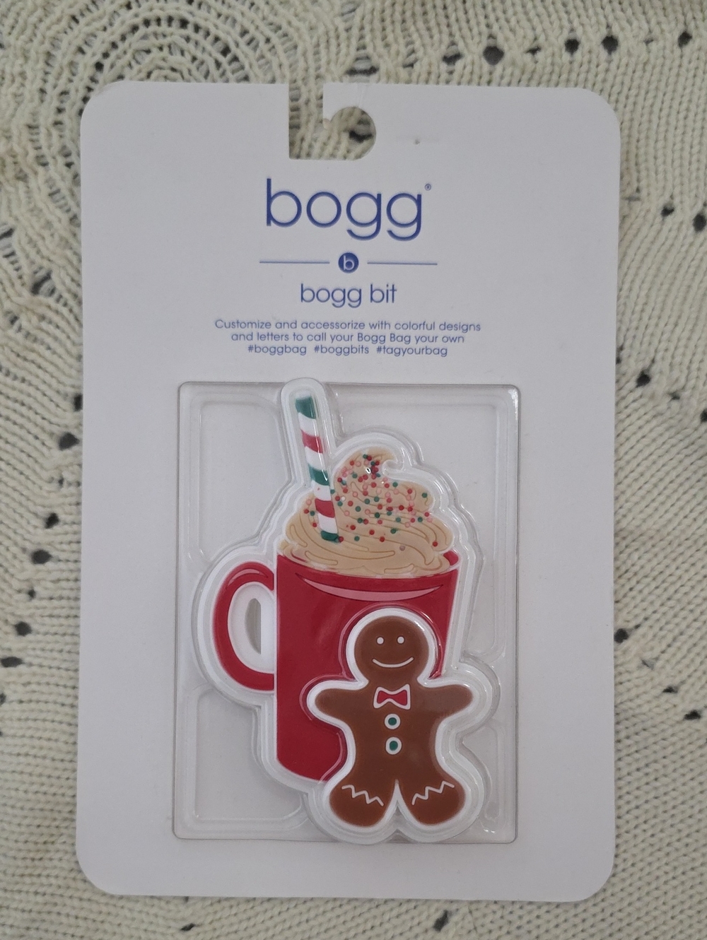 Holiday Cocoa & Gingerbread Bogg Bit - Red